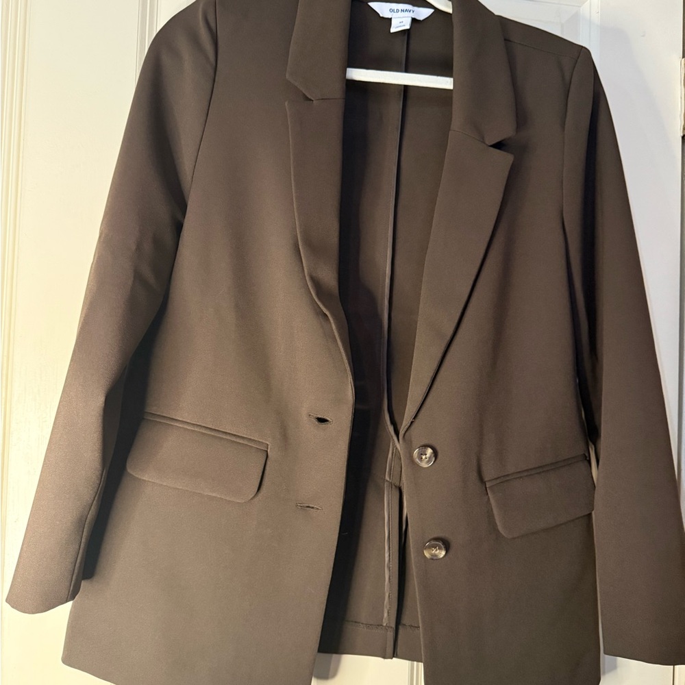 Old Navy Brown Tailored Women's Blazer